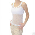 100% Cotton White String Vest By Jungle - Size Small - BRAND NEW