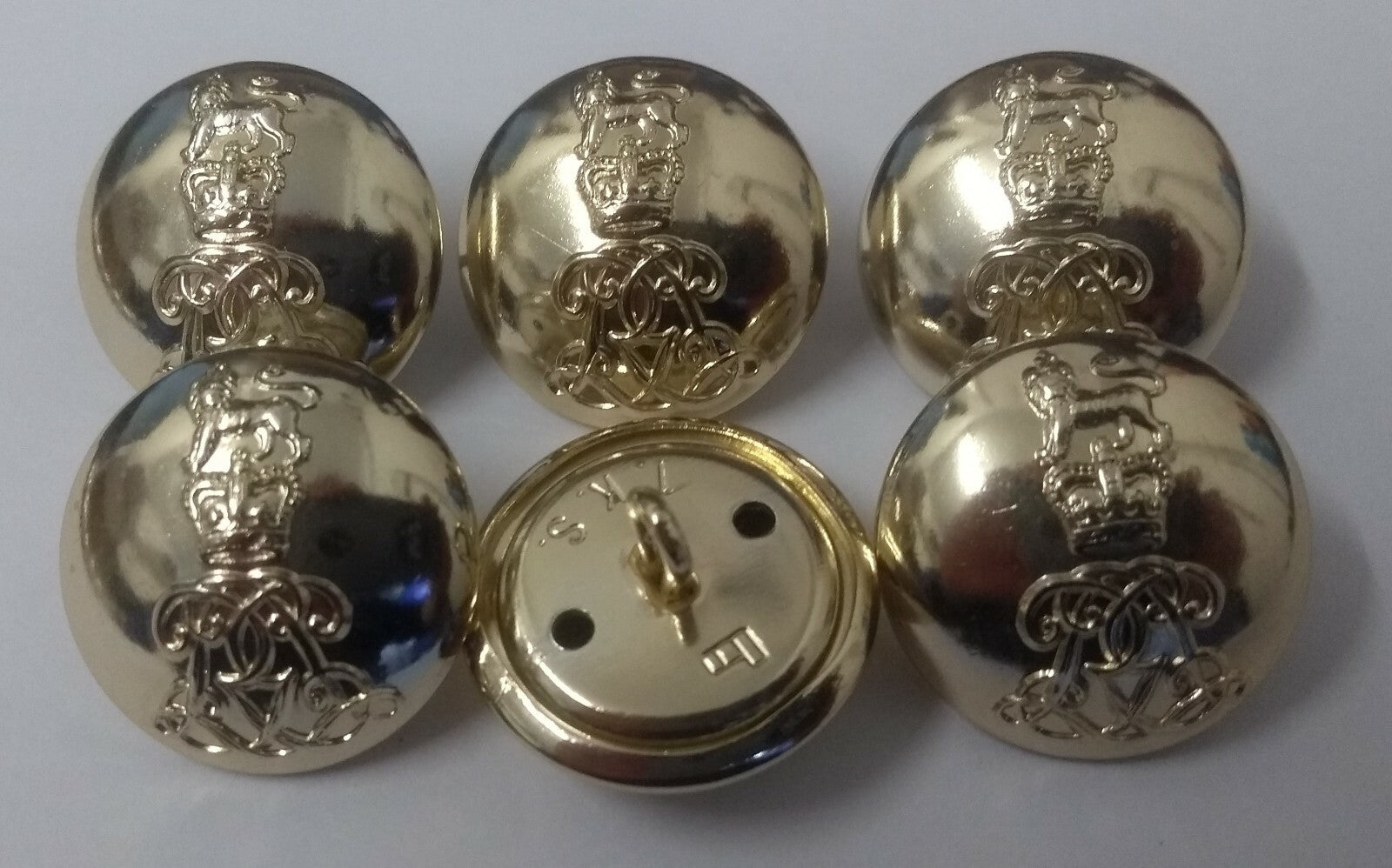Genuine British Army Issue The Life Guards Regiment O/R Dress Buttons 40L x25