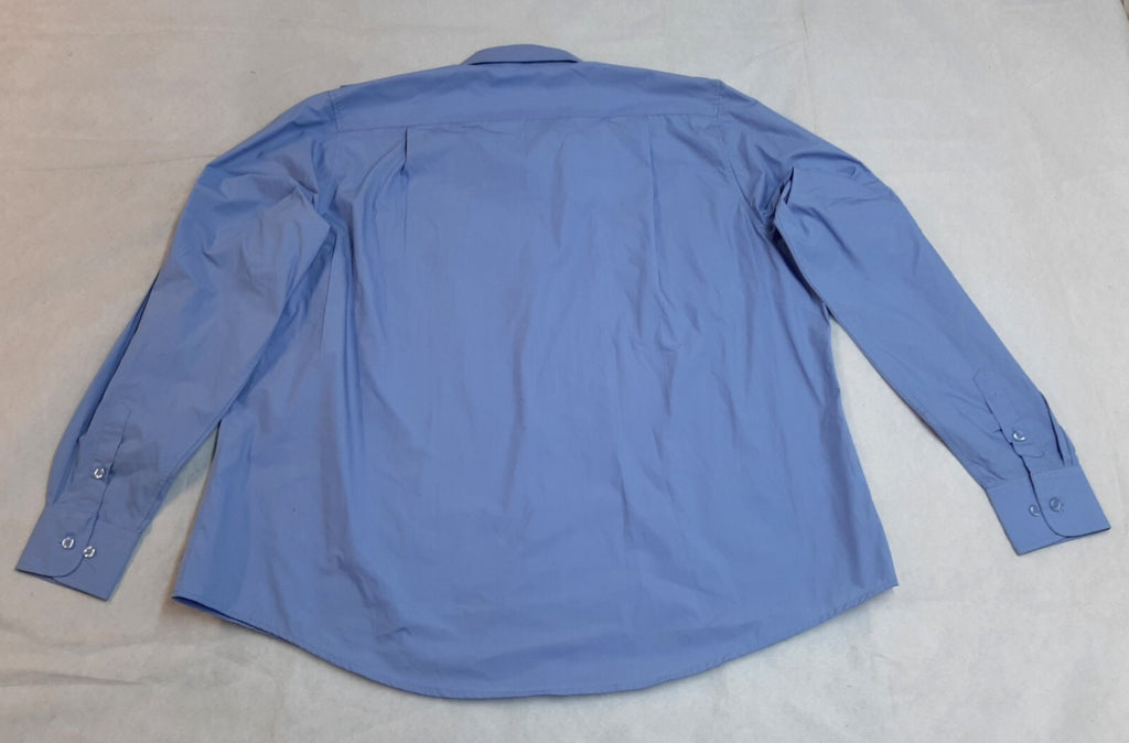 RAF Royal Air Force Airforce Blue Shirt Long Sleeve Kempton Manufactures Pre Production Sample 17.5"