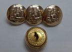 Devonshire and Dorset Insignia Buttons For Officers or Great / Overcoats X4