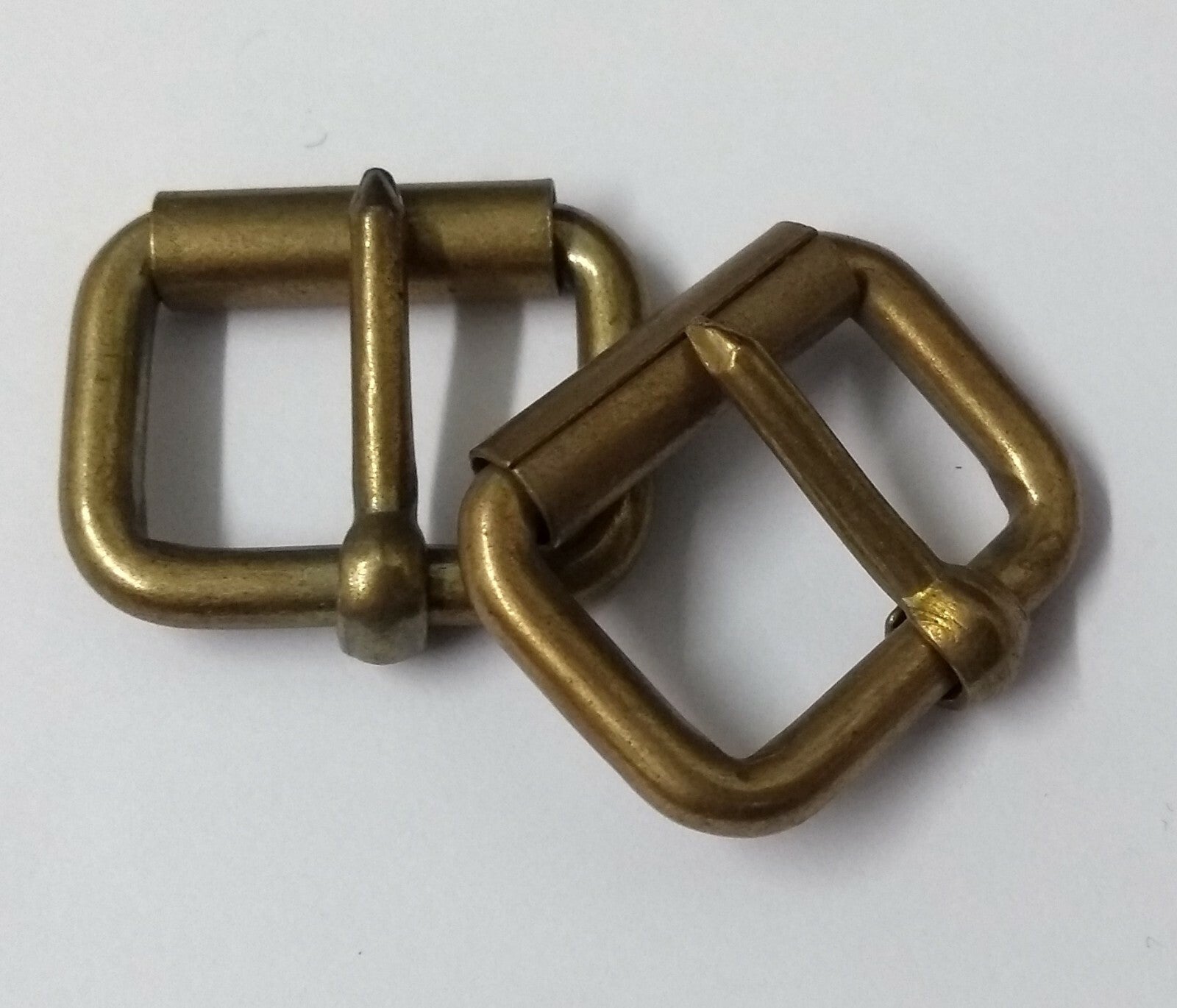 Mil-Spec Horse Guards & H Cav Brass 3/4" Bridle Buckles 1 Pair STD25