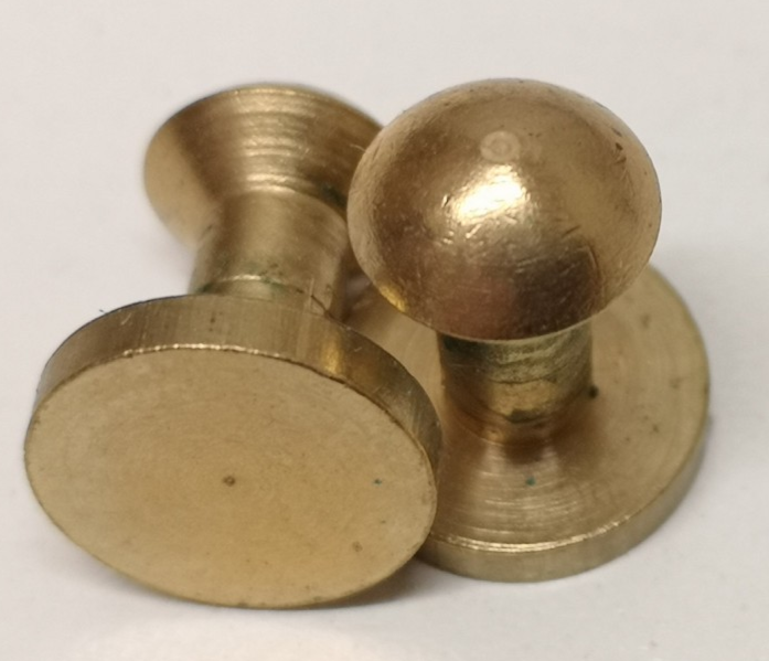 Brass Belt Studs for Sam Brown Belts