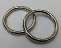 Genuine British Army Horse Guards & H Cav 1.5" Nickel Bridle Rings 1 Pair STD183