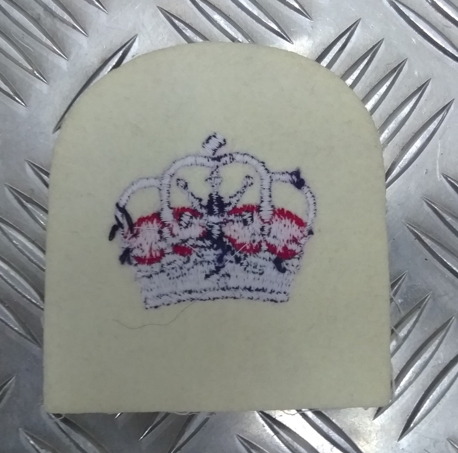 Genuine Vintage NAVY Issue Naval Decorative Crown Sew on Patch