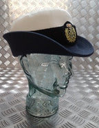 Tricorn Hat RAF Royal Air Force Blue Grey Colour Womans with White Top and Badge Size 56cm