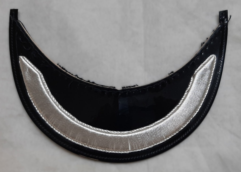 Group Manager Peak British Silver Bar Visor for Dress Hat / Cap New