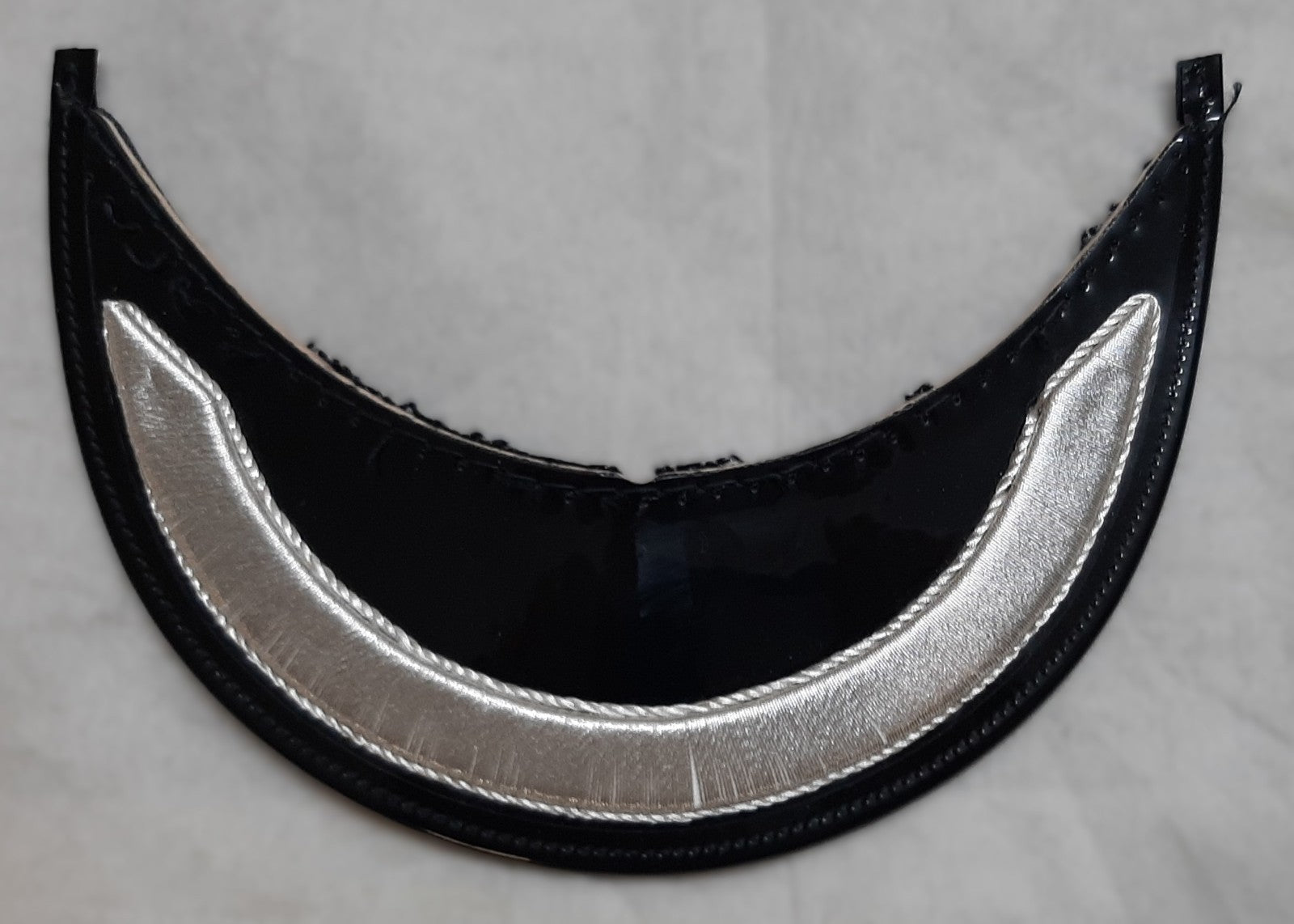 Group Manager Peak British Silver Bar Visor for Dress Hat / Cap New