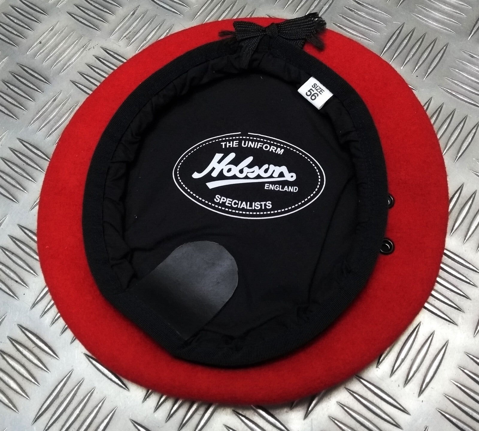 Red Beret Genuine Hobson London Issue Manufactures Sample 56cm