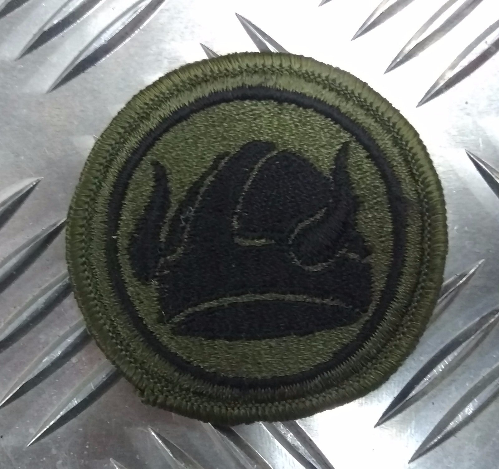US USA Badge Embroidered Green Arm Patch / Sew on Badge 47th Div