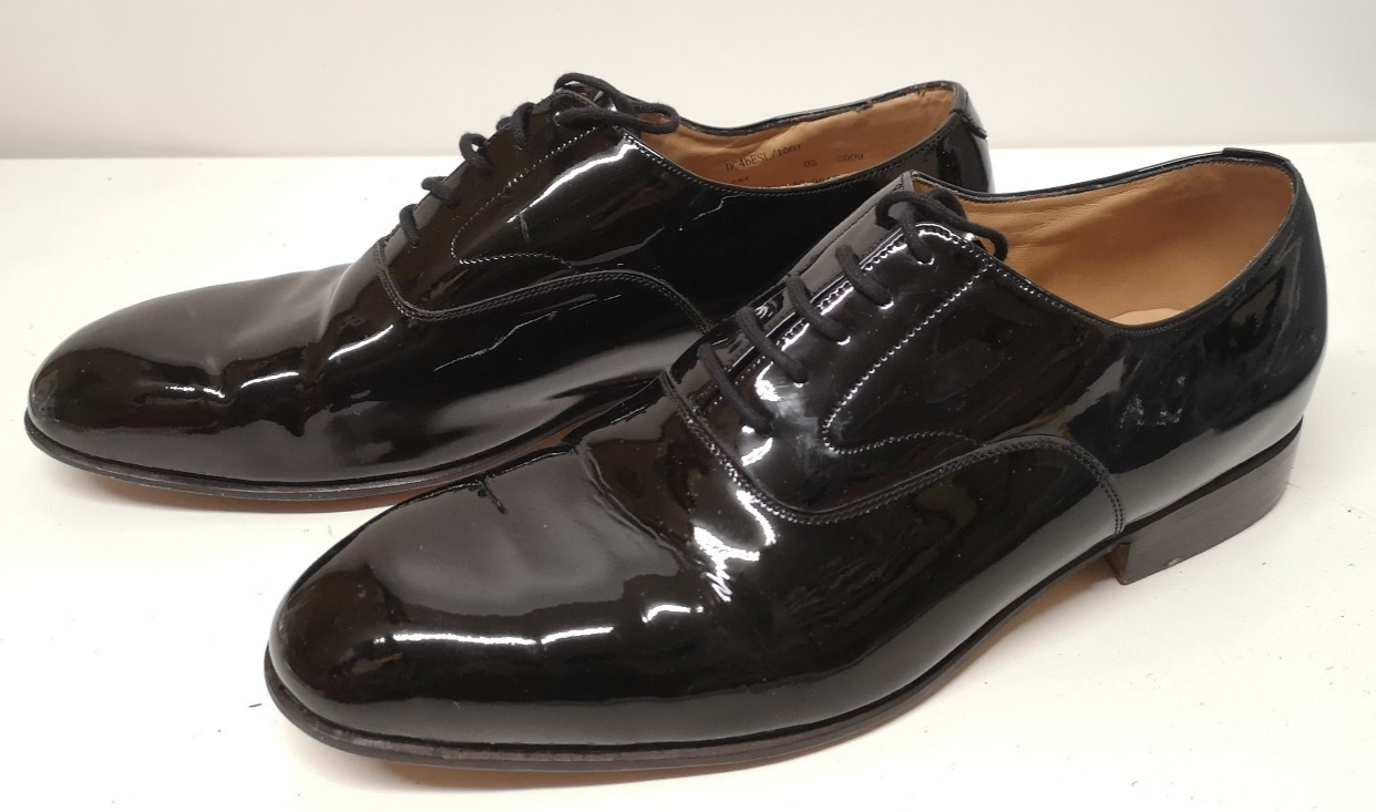 British Patent Leather Service Dress Shoe Size 8M