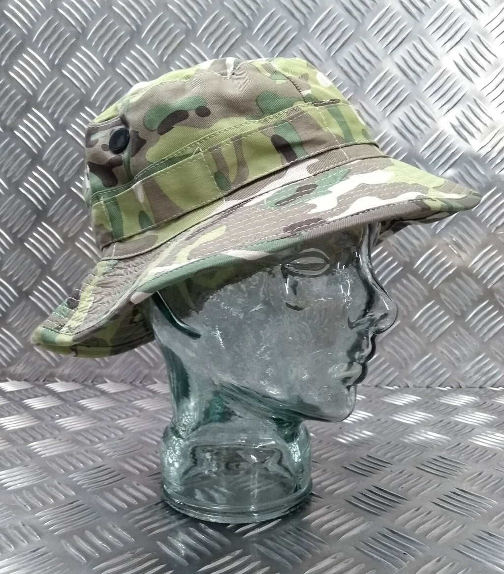 Military Style Special Forces Boonie / Bush Hat Short Brim MTP Multi-Cam Large