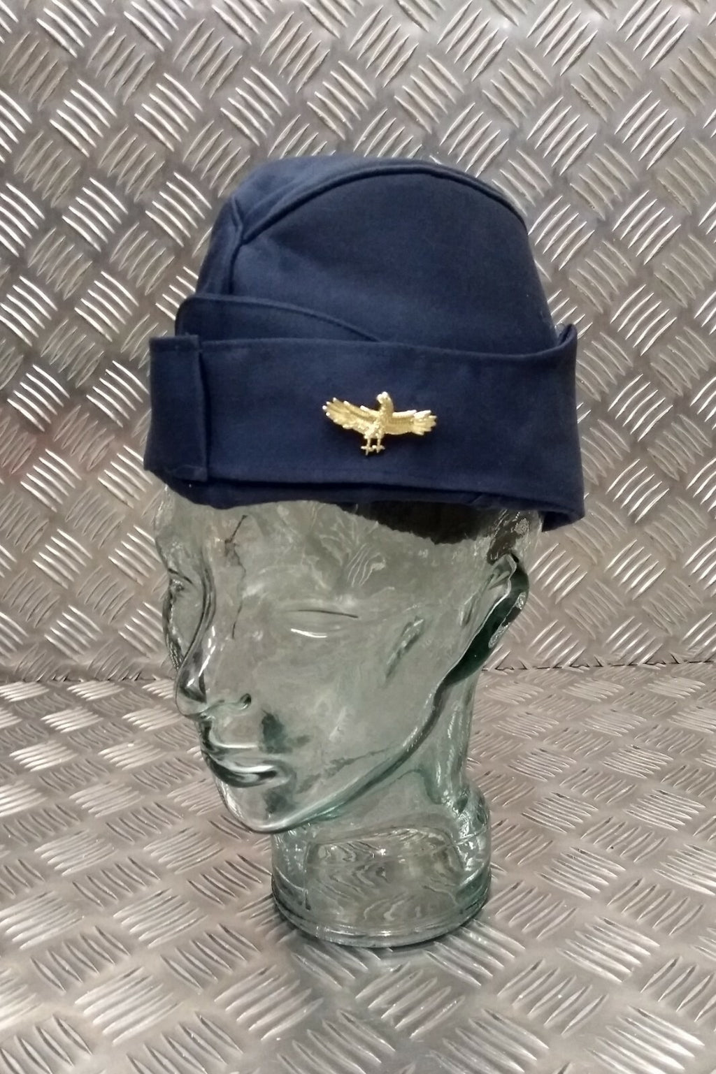 RAF Royal Air Force / Naval Style Flyers Side Cap Forage Cap With & Without Badge NEW