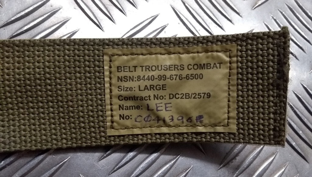 Trousers Belt Rip and Grip Buckleless Webbing British Army PCS MTP Coyote Colour