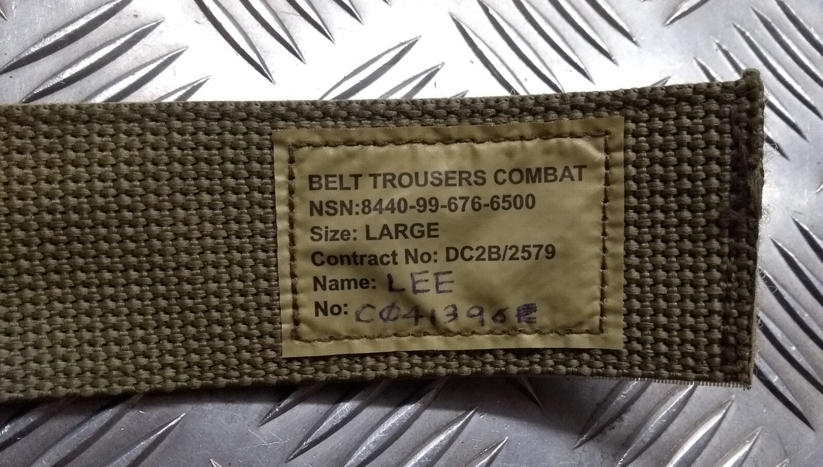 Trousers Belt Rip and Grip Buckleless Webbing British Army PCS MTP Coyote Colour