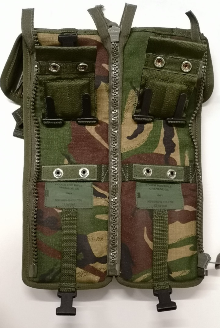 British Woodland DPM Camo Pouch for Rifle Grenade 1 pair