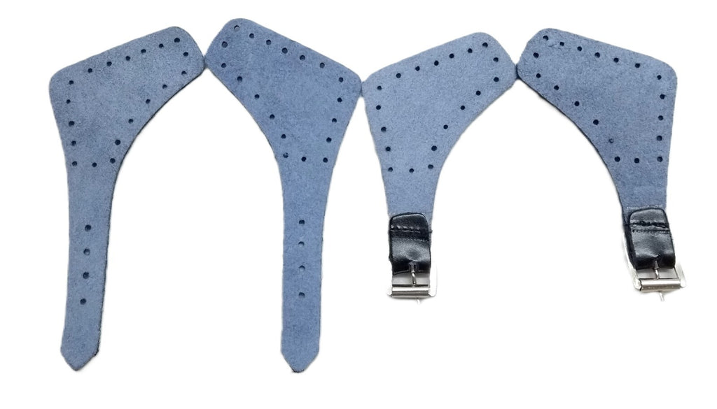 Mess Foot Straps Leather British OFC Nickel Buckle HCav Cavalry Pattern