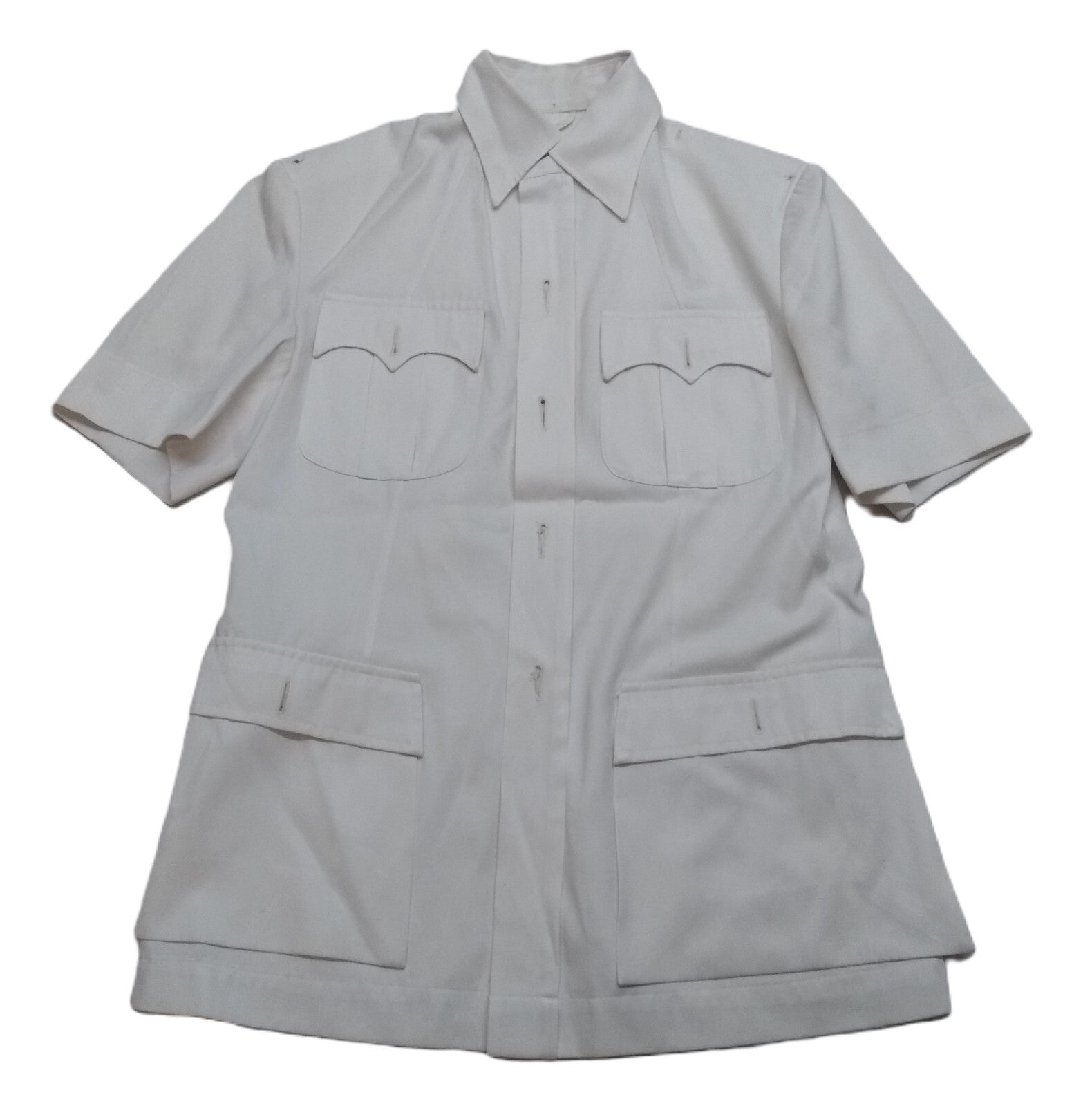 Vintage Bush Jacket Man's British Naval RN Ofc Dress Wong Kwee Yong