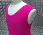 Genuine Issue Overdyed Ribbed Muscle Top "Cut Off Sleeves" Asst Colours