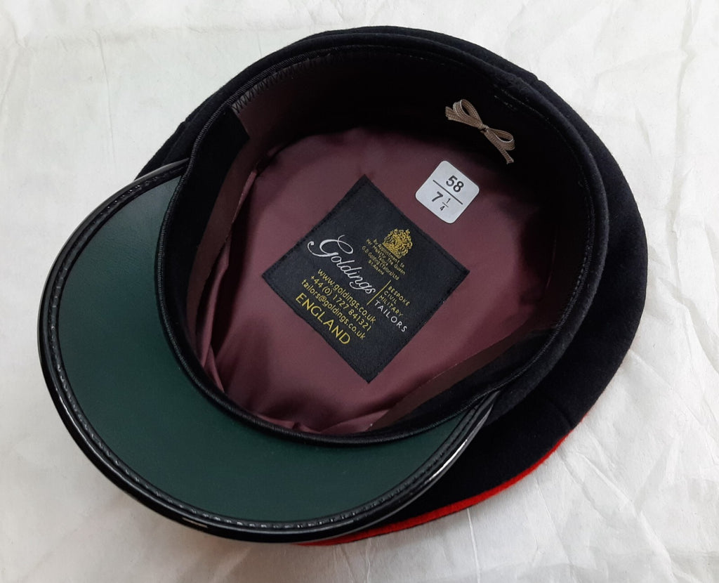 Army Cap No1 British Royal Engineers RE No Insignia By Golding England 58cm