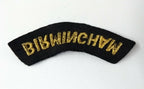 Vintage & Civil Defence Birmingham Shoulder Flash