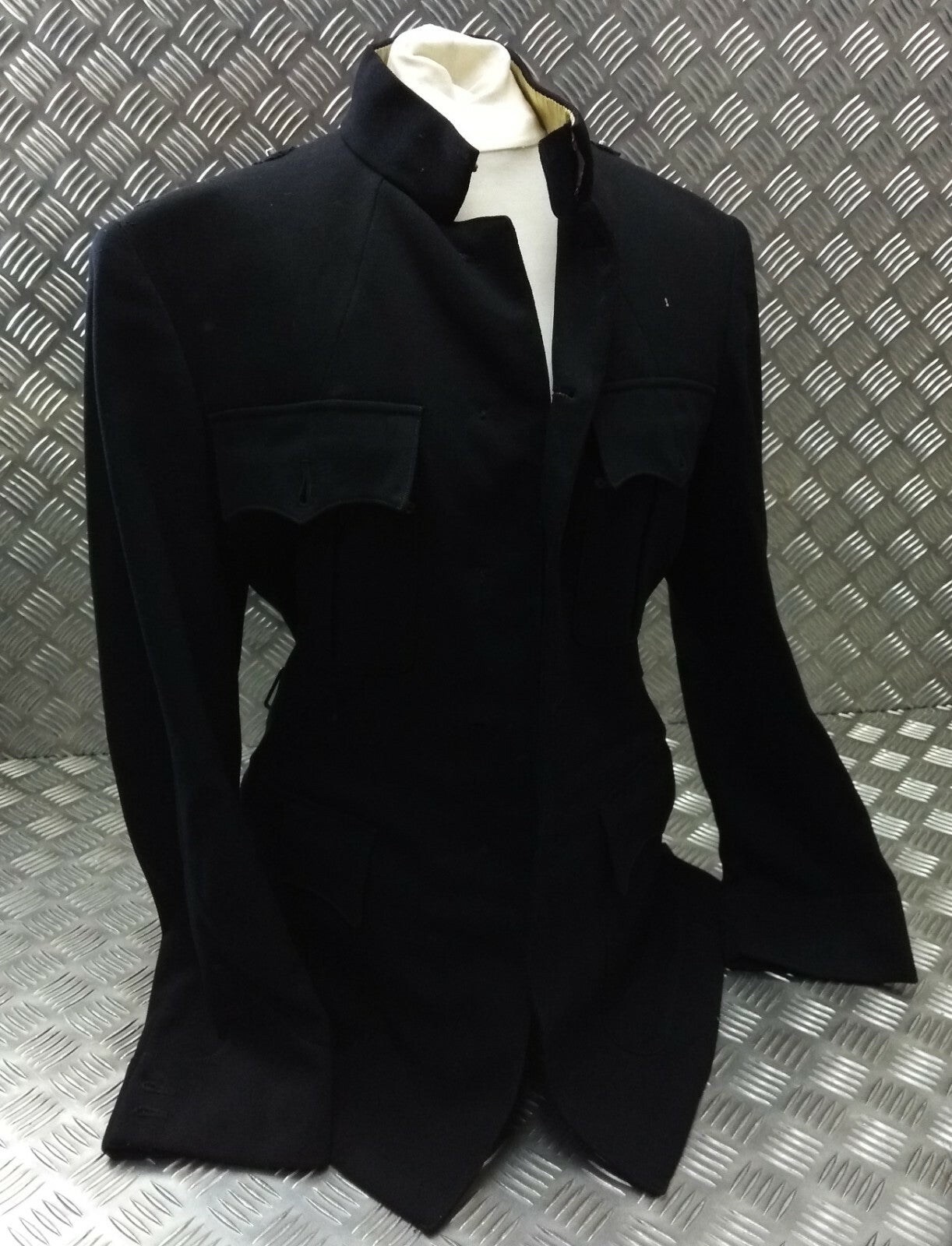 Vintage No1 Jacket 1962 Pattern No Buttons Insignia Removed Hobson RMAS