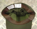 US Olive Green Colour Baseball Hat/Cap With Leather Band- All Sizes- NEW