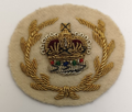Lancers Regiments Warrant Officer Class 2 WO2 Queen's Crown Gold on White Badge