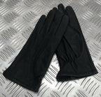 3 Dart Gloves Female Black Leather 3M Thinsulate Soft Lining Small