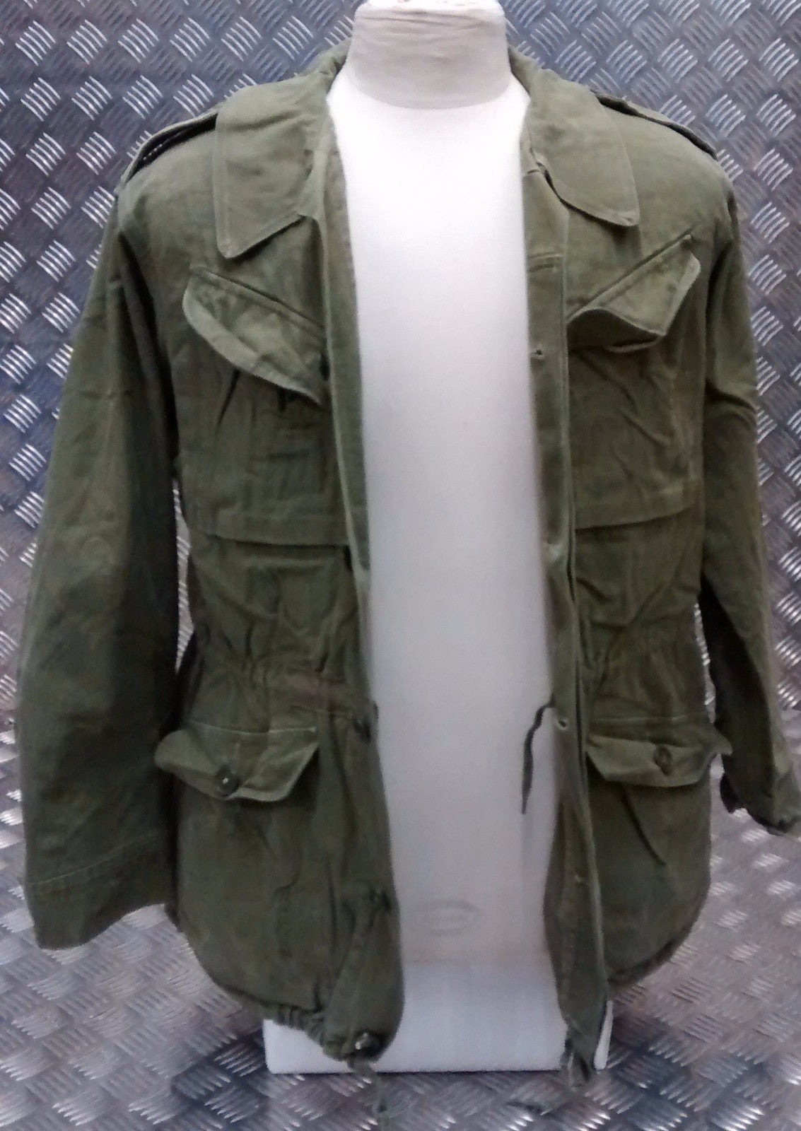 Genuine Vintage Combat Jacket 1980's Distressed Look Unique Look 60's