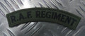 Genuine Vintage British Royal Air Force "R.A.F REGIMENT" Shoulder Patch