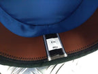 Female Dress Hat Bottle Green Woman's Uniform Visor Peak Cap With Chinstrap