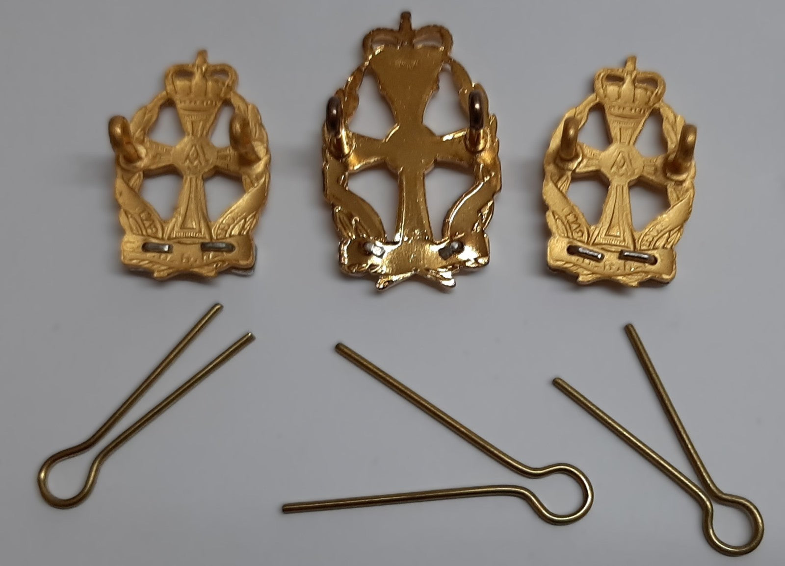 QARANC Insignia British Army Dress Hat Badge and Collar Badges Queen Alexandra