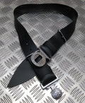 Issue Belt Parade PVC Black Vinyl With "DIEU ET MON DROIT" Buckle