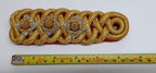 Ceremonial Shoulder Straps 3 Pips Full Dress with Leather Straps British Made