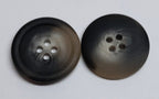 EX Army Buttons Old Stock British Made Mottled Grey 4 Hole Size 36L 22.6mm