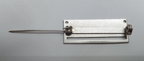 Full Size Pin on Medal Ribbon Mounting Bar 1 space 38mm Wide