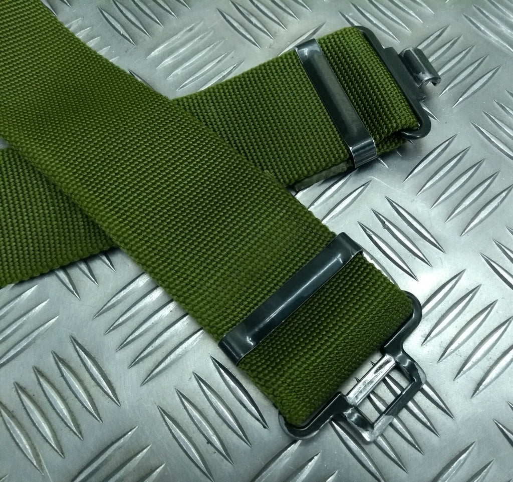 Webbing Belt British Army Green Old Pattern Load Carrying Nylon Belting Max 38"
