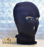 Three (3) Hole Knitted Balaclava, Very Warm - Navy Blue - Brand NEW