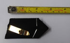 Black Gorgets Collar Tabs With Silver Leaf Insignia Plain Buttons & Clip Backs M