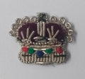 Genuine Vintage British Small Braided QC Silver Crown No Ground