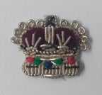 Genuine Vintage British Small Braided QC Silver Crown No Ground