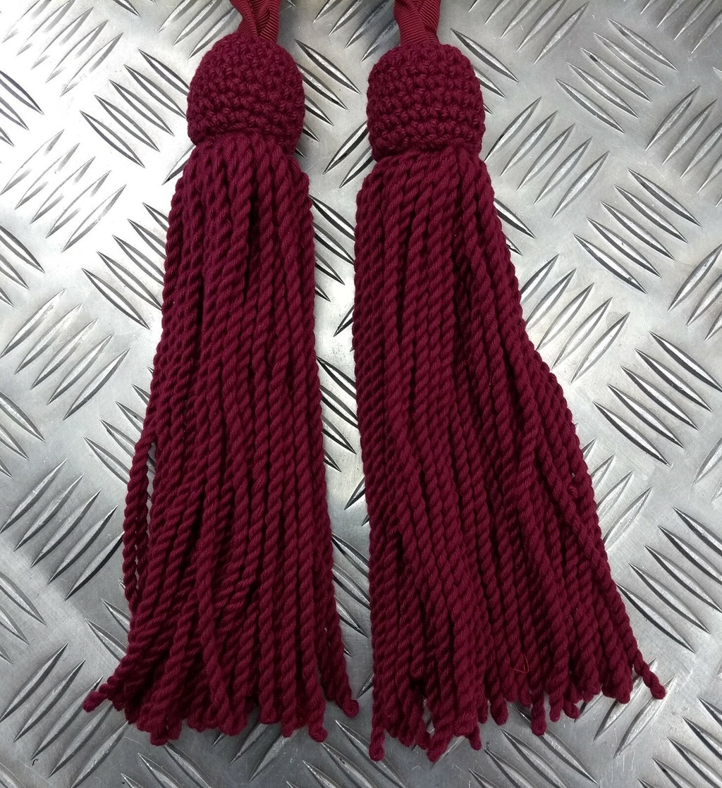 Waist Sash Belt Crimson / Maroon British OFCs Army Style - NEW
