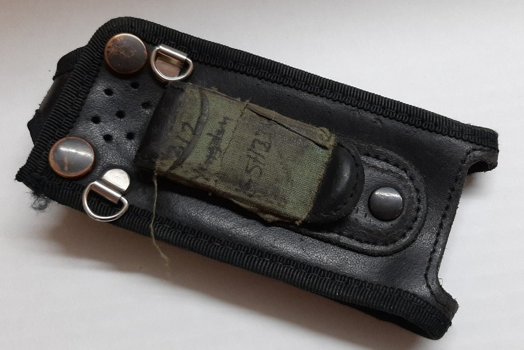 Belt Clip Radio Holder Leather Case Communications Device Carrier UK Forces