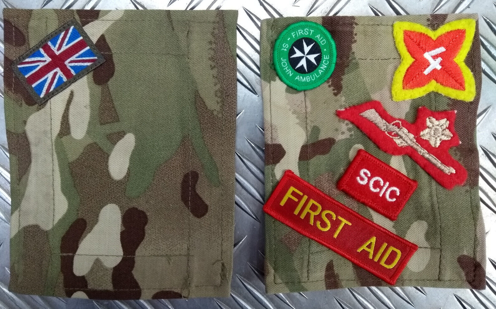 MTP Blanking Patches with St John Ambulance & various other TRF Patches