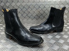 Genuine British Officers Chelsea Boots Black Leather Ceremonial Parade