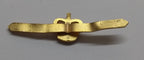 Signals Officer Crown For Hat / Cap Badges Gilt Plated With Double Prong Fixing