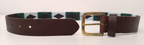 Royal Signals Leather Polo Belt with Brass Buckle Size 32"