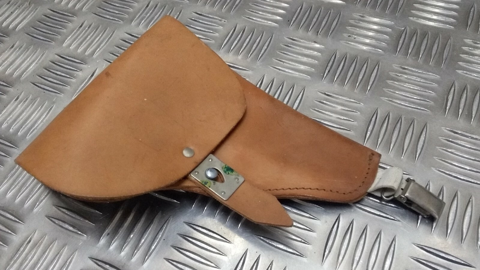 Tan Leather Holster Unknown Vintage Eastern Bloc Pistol Holder HNN1