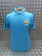 ATC Chaplain Polo Shirt Short Sleeve Light Blue with Badge British Army - Large