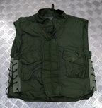IDF Flak Vest Cover 1980's Style Overdyed OD Green Airsoft L/XL